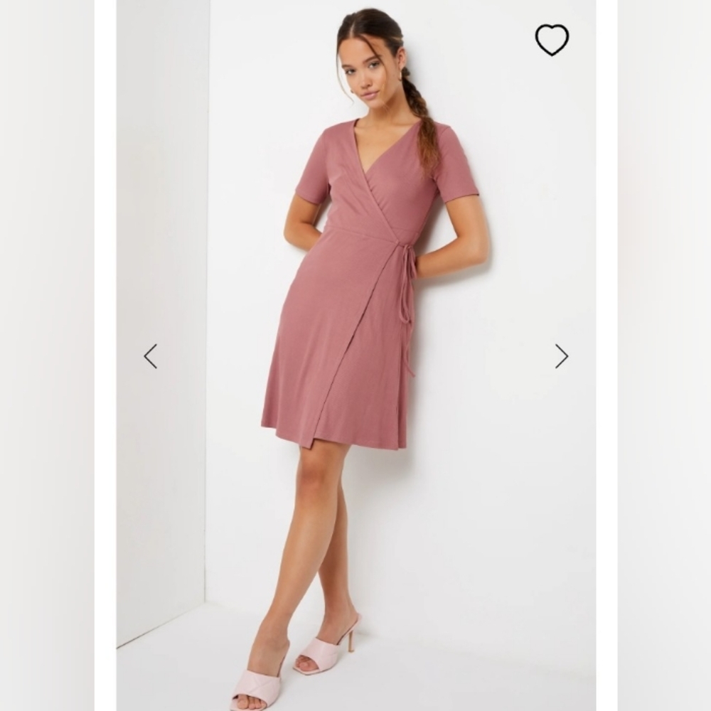 Ardene Med Elegant Mauve Wrap Dress P2p 17 L 37